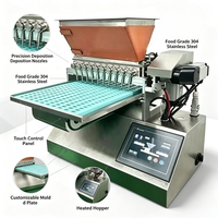 Desktop snoepdepositiemodule, kleine machine voor het vormen van jelly's, gummy's en chocolade voor snackverwerkingsbedrijven