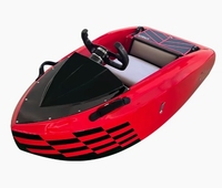 Vente Flash : Kart Aquatique Électrique au Lithium 72V, Mini Jet Ski, Bateau, Kart de Course pour Lac, Parc Aquatique, Divertissement