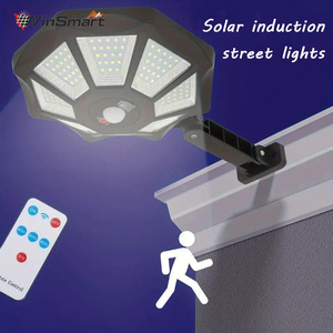 400W 800W năng lượng mặt trời dẫn đèn pha không thấm nước IP67 công suất cao ngoài trời an ninh ánh sáng với cảm biến chuyển động cho sân vận động và vườn - Product Image 2