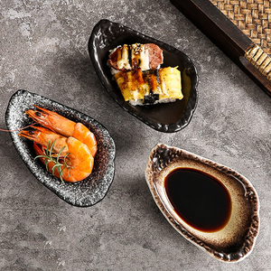 Plato de Porcelana Cerámica Japonesa Retro de 5 Pulgadas para Postres, Semillas de Melón, Bocadillos, <span class=keywords><strong>Sushi</strong></span>, Vajilla para Hotel y Restaurante, Venta al Por Mayor - Product Image 3