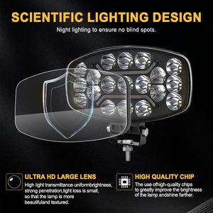 <span class=keywords><strong>Precio</strong></span> al por Mayor, Lámpara de Trabajo LED de 10 Pulgadas y 60W, Luz Amarilla DRL para Camiones, Luz de Trabajo LED para Conducción de Automóviles, para Camiones, Remolques Todoterreno - Product Image 5