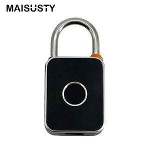 Smart Fingerprint Biometric Quick Access Keyless Portable Security Anti-Theft Padlock