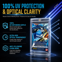 Ultra Clear Pro One Touch, protection UV à 100 %, support magnétique robuste pour pack de boosters de cartes de taille standard