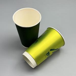 Gobelets en papier personnalisés à paroi simple, gobelets en papier écologiques, gobelets à café avec couvercle - Product Image 6