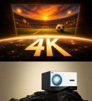 VIVIBRIGHT 4K LED-Projektor K7000, 3840x2160 Nativ Auflösung, Perfekt für SMART HOME THEATER PROJEKTOR zu Hause oder im Büro.