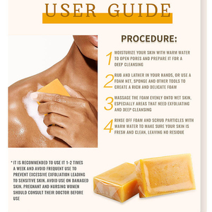 Jabón <span class=keywords><strong>Facial</strong></span> Artesanal de Cúrcuma, Limón, Ácido Kójico y Jengibre con Ingredientes Naturales y Ecológicos - Product Image 4