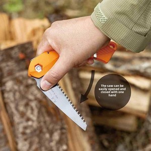Scie pliante manuelle mini <span class=keywords><strong>Tianshou</strong></span> importée du Japon, scie à main portable pour le camping en plein air, coupe de bois, élagage, sculpture - Product Image 3