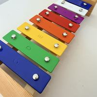 Early Education Unlock Toy Multi-function Music Wooden Toys Instrument Piano With 8 Colored Children's Xylophone Toy
