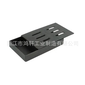 Caja de hierro fundido para ahumar, 20,7x13,2x5,5 cm, para barbacoa, cocina de carne, accesorio para acampar al aire libre, HX-A025 - Product Image 2