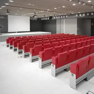 2020快適なレクチャーホールプラスチック製オーディトリアムチェア劇場用映画学校病院用家具