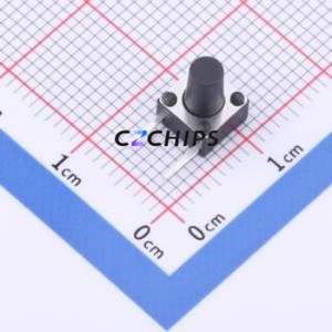 TSD007A08526A03 Tactile Switch Bent Lead Through Hole,6x6mm Switch Round Button 2.6N Right Angle Insert 6mm - Product Image 1