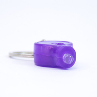 Mini lampe torche porte-clés UV LED créative carrée pour campagnes publicitaires, vérification de devises, logos imprimables