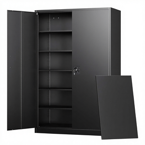 خزائن تخزين معدنية مخصصة من الفولاذ المقاوم للصدأ مع تصنيع الصفائح المعدنية وقطع بالليزر وثني ولحام - Product Image 1