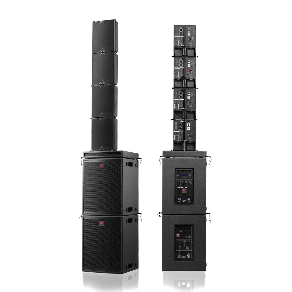 Ultra-compact Line Array System - Active Mid-High Speakers