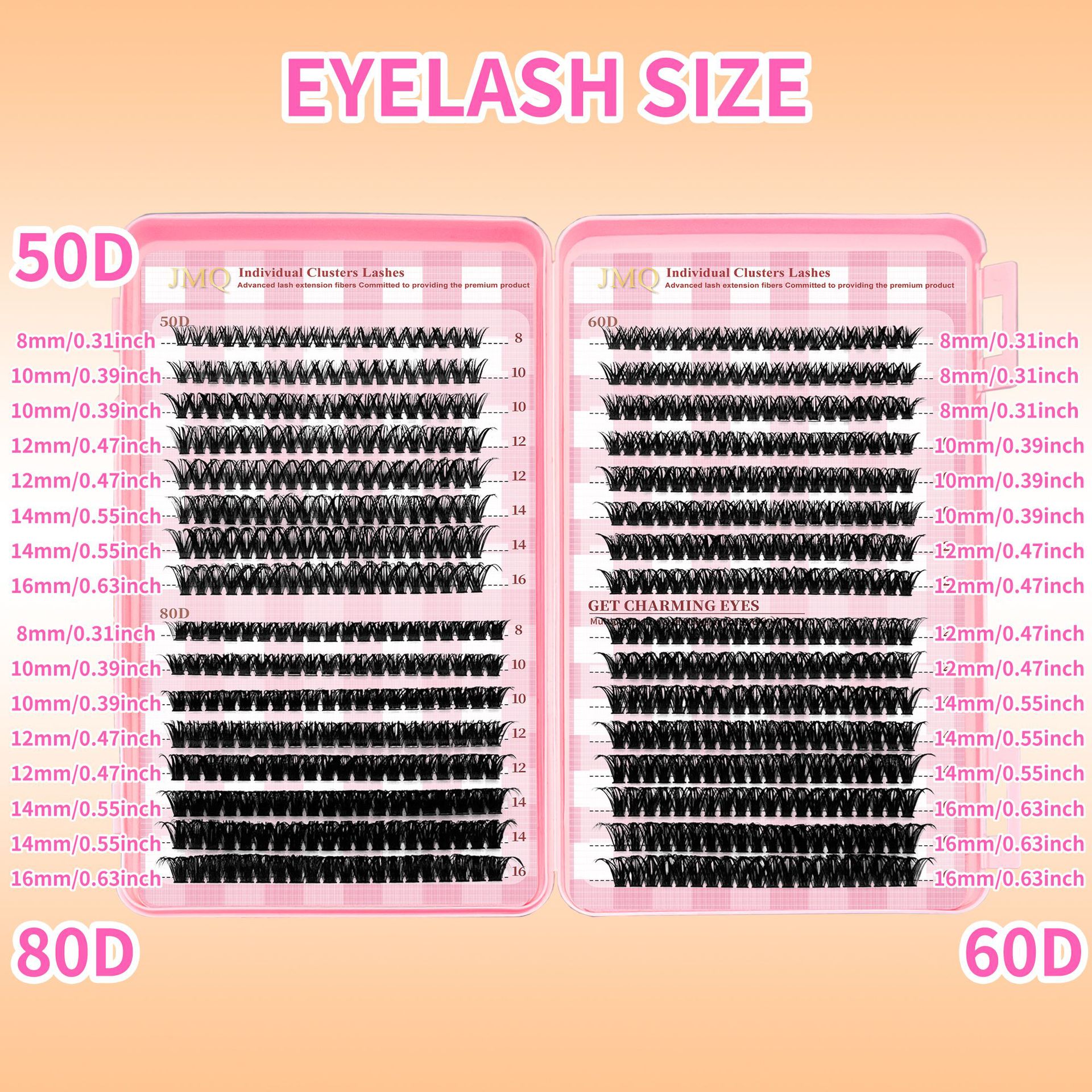 32 rows: 50D + 60D + 80D