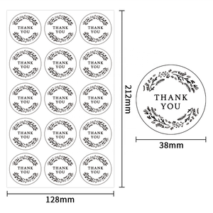 Autocollants adhésifs transparents imprimés offset, étiquettes d'emballage, scellage étanche, découpés sur mesure, ronds, robustes - Product Image 6