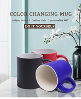Mug en céramique noir de 11 oz pour sublimation, intérieur blanc, tasse à café personnalisable avec logo imprimable pour transfert thermique