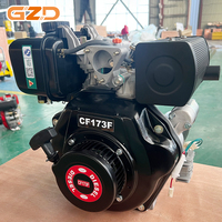 Moteur diesel Changfa 173F 247cc refroidi par air à injection directe 3,8 kW pour petites machines d'ingénierie