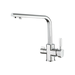<span class=keywords><strong>Robinet</strong></span> de cuisine en laiton avec filtre, mitigeur <span class=keywords><strong>eau</strong></span> chaude et froide, <span class=keywords><strong>robinet</strong></span> d'évier de cuisine trois voies avec filtre à <span class=keywords><strong>eau</strong></span> potable - Product Image 1