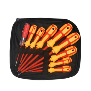 Magnetic Insulated <b>Screwdriver</b> <b>Set</b> Phillips Flathead 9 In 1 Industrial Grade Electrical Safety Tool <b>Set</b> - Product Image 2
