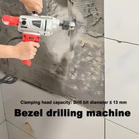 Mélangeur électrique portatif industriel 4280W pour ciment, mortier et peinture, 6 vitesses réglables, prise en charge OEM