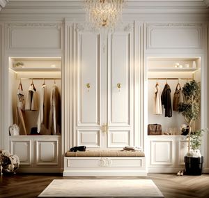Wholesale High Quality Modern <b>Storage</b> Furniture Wooden Closet Cabinet Walk in Wardrobes - Product Image 1