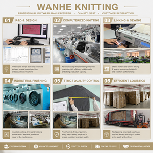 Cardigan <span class=keywords><strong>Femme</strong></span> en Mélange de <span class=keywords><strong>Laine</strong></span> Style Old Money, Tricot Câblé Effet Superposé, Coupe Décontractée, Jersey Simple, Chaud et Doux, Fabrication Personnalisée Directe Usine - Product Image 6