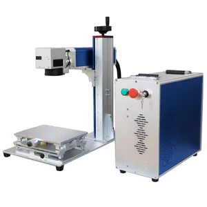 Hot Sale Metal Laser Marking Machine 20W 30W 50W Raycus JPT Fiber Laser Metal Etching Machine for Stainless Steel Iron Plastic