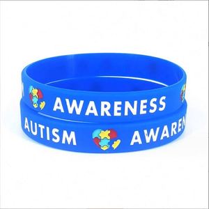 Bracelet en silicone pour enfants autistes gravé avec des messages inspirants pour la sensibilisation à la croissance, encourageant la compréhension et le soutien - Product Image 6