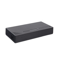 Switch de Red Industrial Confiable de 8 Puertos, 1000 Mbps, Gigabit RJ45, Negociación Automática, Switch Ethernet de Escritorio No Administrado