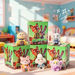 مجسم أصلي وحقيقي من مينيسو زوتوبيا، لعبة جودي ونيك من حديقة الخريف، نموذج صندوق مفاجآت زوتروبوليس، هدية وقطعة زينة، صندوق غامض - Product Image 2