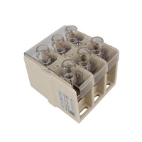 Bloc de distribution de puissance à contact en cuivre certifié CE/ISO 232A 95mm, connexion par vis, connecteur de puissance modulaire 6 pôles