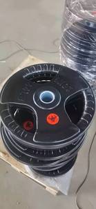 Wholesale Barbell <strong>Weight</strong> <strong>Plates</strong> <strong>Rubber</strong> <strong>Coated</strong> 3 Holes - Product Image 3
