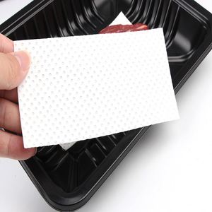 160mmX70mm White Meat Water Absorbent <b>Paper</b> Pad for Seafood Meat Fruit Vegetables-Environmentally Friendly Product - Product Image 4