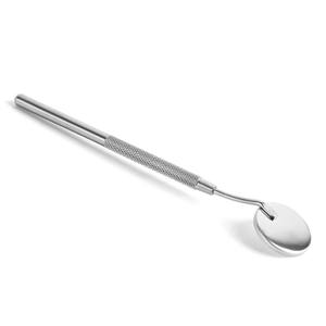 Extensions de cils Miroir d'inspection Vérification des cils Bouche et dents Petit miroir à cils à main en acier inoxydable - Product Image 4