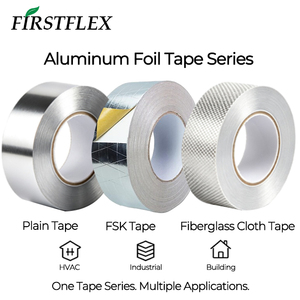 FIRSTFLEX <span class=keywords><strong>Ruban</strong></span> <span class=keywords><strong>adhésif</strong></span> en aluminium FSK <span class=keywords><strong>de</strong></span> 4 pouces <span class=keywords><strong>pour</strong></span> l'isolation des conduits HVAC, l'isolation en <span class=keywords><strong>laine</strong></span> <span class=keywords><strong>de</strong></span> <span class=keywords><strong>verre</strong></span>, l'étanchéité aux hautes températures - Product Image 2