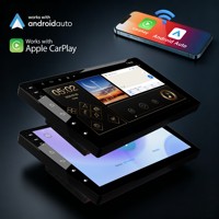 Radio Multimedia para Auto Android 13 de 9 Pulgadas T60, Reproductor Universal para Auto 4+64G con CarPlay Inalámbrico, Android Auto, DSP, HDMI