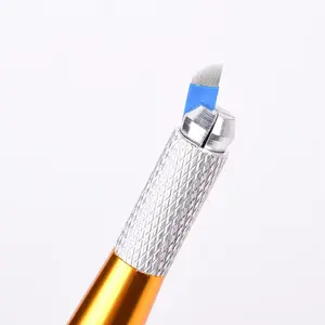 Hochwertige 0,18 mm PMU Augenbraue Einweg-Mikroblading-Mikro-Nano-Klinge Nadel Tebori-Mikroblading-Klingen