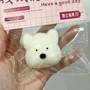 ตุ๊กตาสควิชชี่เวสต์ไฮแลนด์เทอร์เรียร์สีขาวน่ารัก ของเล่นบีบคลายเครียด ของขวัญสำหรับเด็ก - Product Image 3