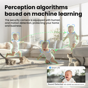 Tuya Smart per interni 4MP Wireless Audio Baby Monitor di visione notturna telecamera di sicurezza con rilevamento del movimento per <span class=keywords><strong>il</strong></span> bambino <span class=keywords><strong>che</strong></span> <span class=keywords><strong>piange</strong></span> - Product Image 5