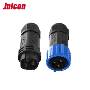 Jnicon M25 <span class=keywords><strong>3</strong></span>ピンコネクタワイヤー防水コネクタ女性男性用プラグコネクタIp67プッシュロックコネクタ - Product Image 1