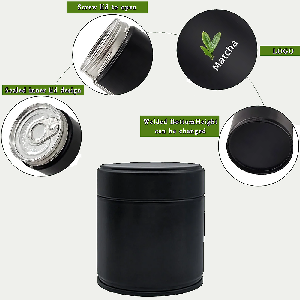 Boîte à matcha double couche