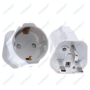 Universal 13a 250V copper EU Korea germany france Russia to HK UK Power adapter fused plug Singapore Malaysia Converter type G