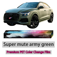 Vinilo para Automóviles con Acabado Ultra Mate, Resistente a los Arañazos, Fácil de Instalar, Adhesivo para Carrocería, Múltiples Colores, Directo de Fábrica