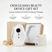 Appareil de soin de la peau sans fil rechargeable de qualité supérieure, appareil de beauté à micro-courant vibrant, planche de raclage facial pour usage domestique