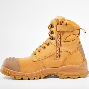 Veiligheidsschoenen voor mannen en vrouwen, hoge en middelhoge uitvoering, outdoor, bouw, nubuckleer, stalen neus, werkschoenen - Product Image 3