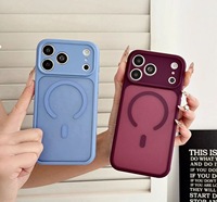 Coque magnétique transparente ultra-résistante pour iPhone 18 Pro Max, protection intégrale, bleue, compatible avec l'iPhone 18 Pro