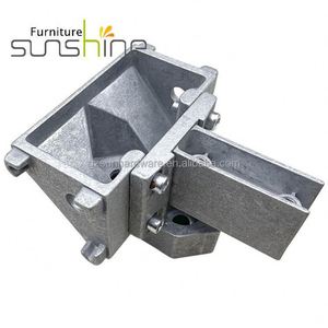 Conector de Tubo de 3 Vías para Escritorio/Mesa, Accesorio para Muebles de Oficina, Marca Sunshine Industrial, <span class=keywords><strong>CO4</strong></span> - Product Image 5