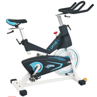 Vélo de spinning magnétique K-FIT GSP0070 à transmission par courroie, silencieux, avec volant d'inertie lourd réglable, pour l'exercice en intérieur, la gym à domicile et le fitness