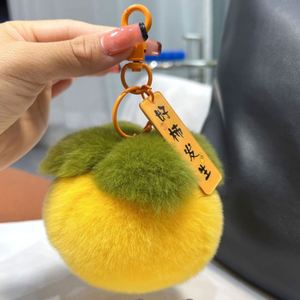 New Cute Colorful <b>Anime</b> Ball Rabbit Number <b>Keychain</b> Rechargeable Metal Plastic Plush Car Luggage Accessories Light Key Holder - Product Image 6